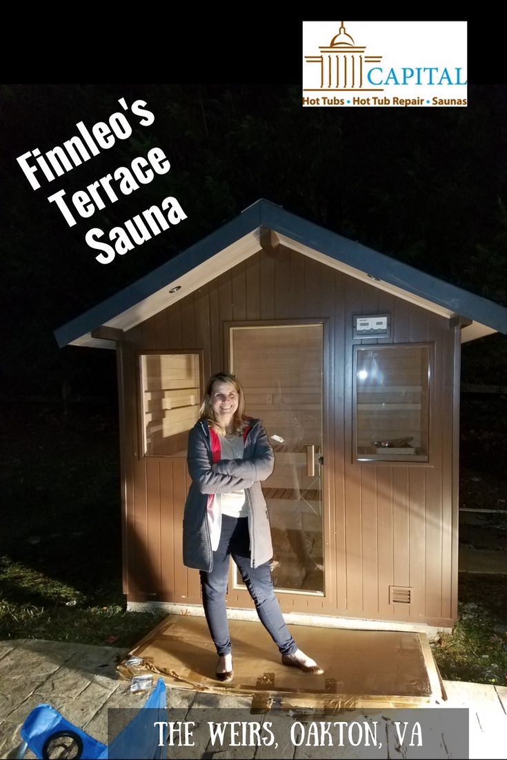 outdoor home sauna oakton, va
