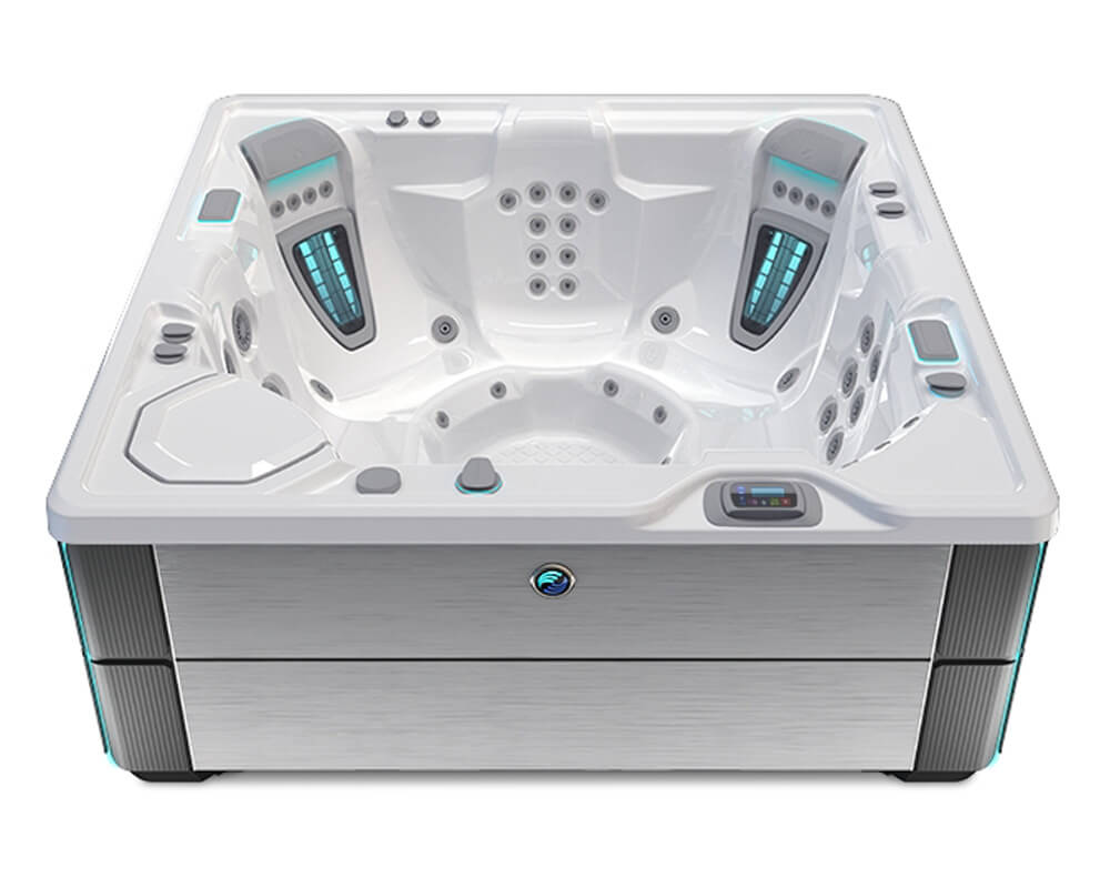 Brushed Nickel & Alpine White